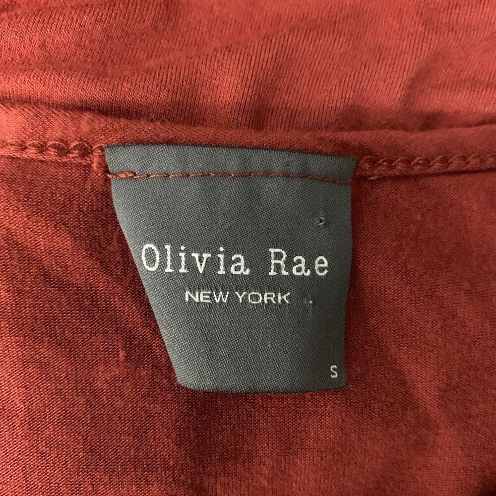 Olivia Rae Rust Red Dress - Picture 6 of 7